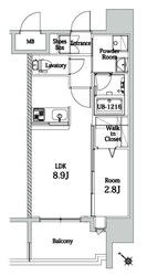 エンクレスト博多LIBERTYの物件間取画像